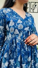 Peplum tops - Blue view 5