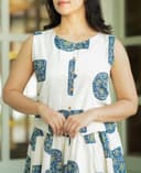 Top with skirt set - Lynx White view 2