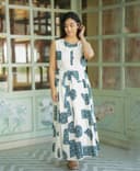 Top with skirt set - Lynx White view 3