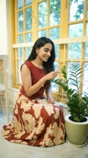 Top with skirt set - Racing Red view 3