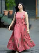 Top with skirt set - Deep Blush view 6