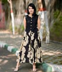 Top with skirt set - Matte Black view 3