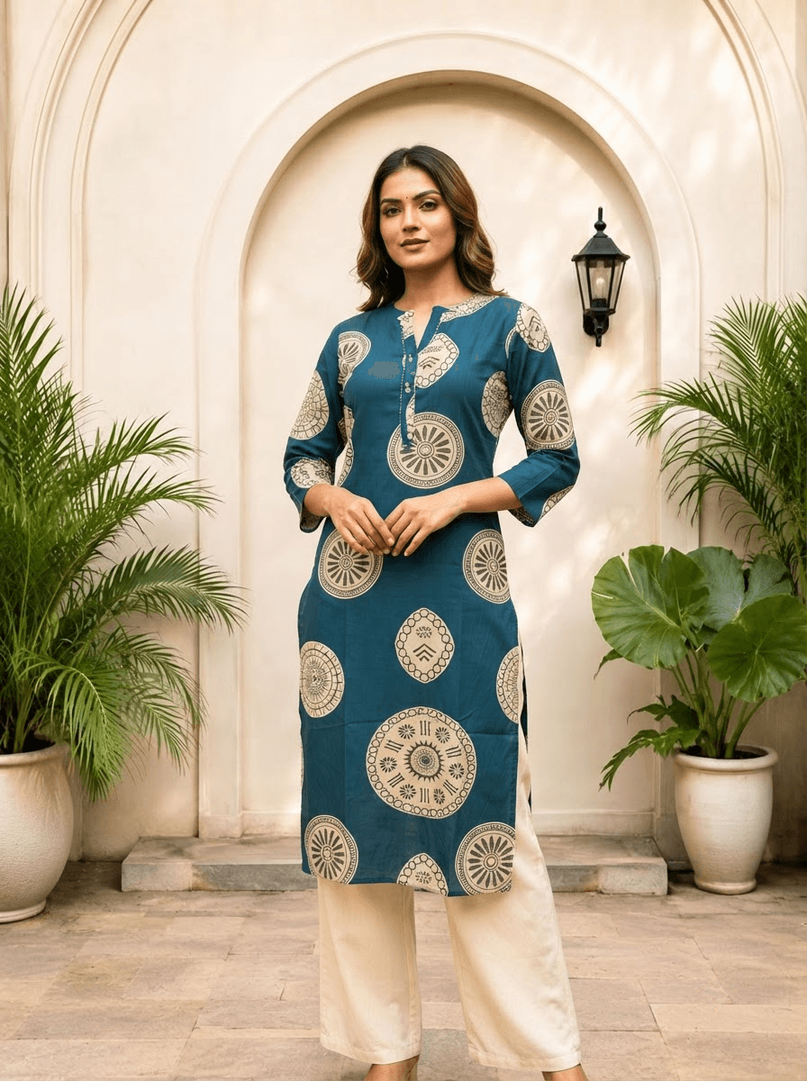 Pure Viscose Rayon Kurthi
